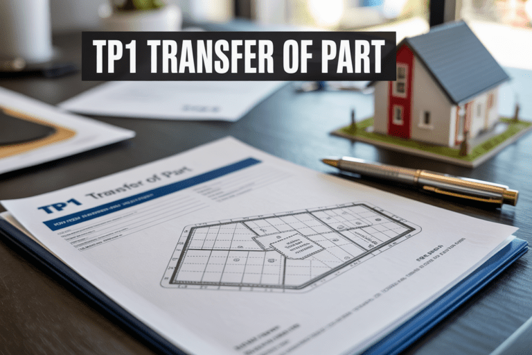 Transfer of Part plan UK
