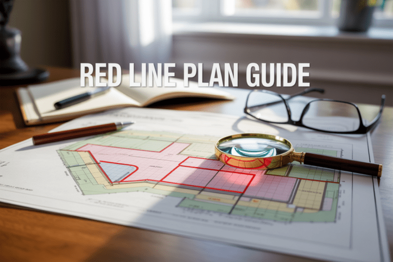 red line plan Land Registry