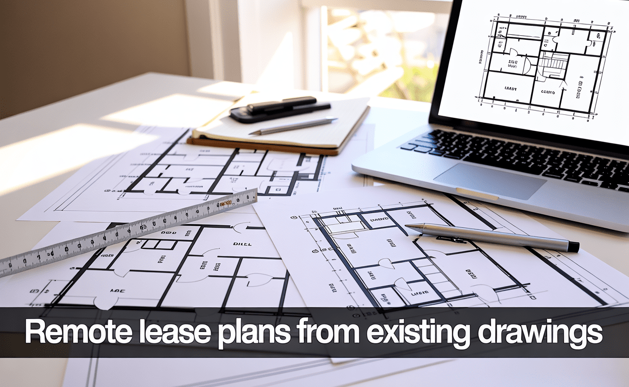 Remote Lease Plans From Existing Drawings UK
