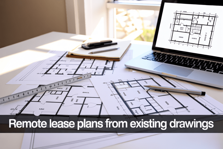 plans from existing drawings